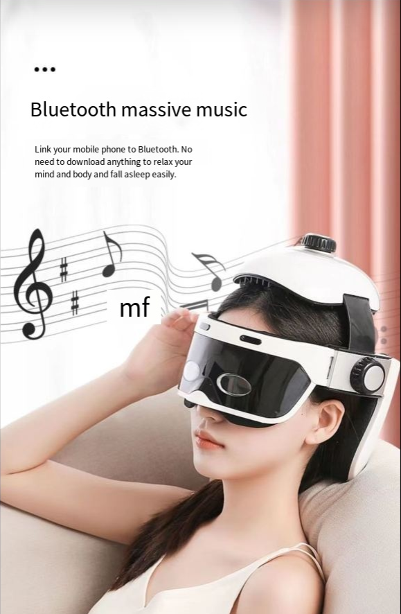 Electric Eye & Head Massager with Heat Therapy